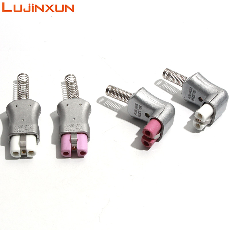 Ceramic Heat Emitter - LUJINXUN T727 アルミ合金工業用高温耐性プラグソケット 35A 加熱リングセラミック炉プラグ用