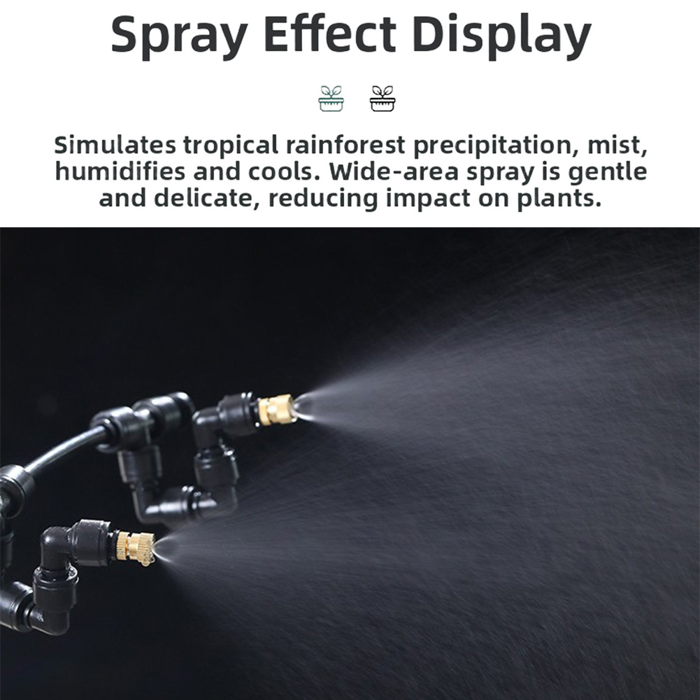 熱帯雨林水槽用爬虫類ミストノズルテラリウム加湿器360度スプ - Misting Nozzle Reptile のレビューと価格