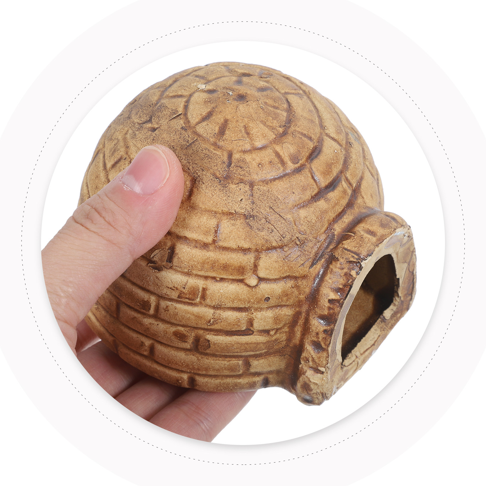 プレミアムセラミック製水槽隠れ家、魚タンク用洞窟、エビの隠れ - Hide Cave Ceramic のレビューと価格
